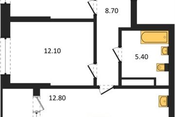 Фото №1: 2-комнатная квартира 60 м² - Краснодар, мкр. Карасунский внутригородской округ, 