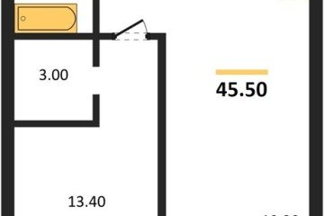 Фото №1: 1-комнатная квартира 45 м² - Краснодар, мкр. ЖК Эрмитаж, ул. им. Мурата Ахеджака, 20