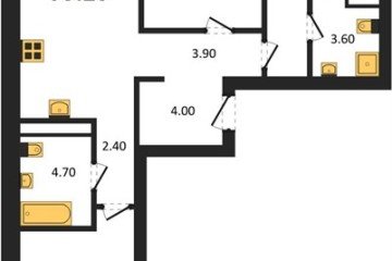 Фото №1: 3-комнатная квартира 79 м² - Краснодар, мкр. ЖК Эрмитаж, ул. им. Мурата Ахеджака, 20