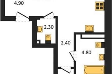 Фото №1: 2-комнатная квартира 62 м² - Краснодар, мкр. ЖК Эрмитаж, ул. им. Мурата Ахеджака, 20