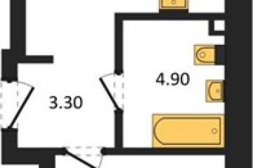 Фото №1: 1-комнатная квартира 40 м² - Краснодар, мкр. ЖК Эрмитаж, ул. им. Мурата Ахеджака, 20