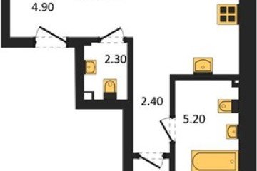 Фото №1: 2-комнатная квартира 62 м² - Краснодар, мкр. ЖК Эрмитаж, ул. им. Мурата Ахеджака, 20