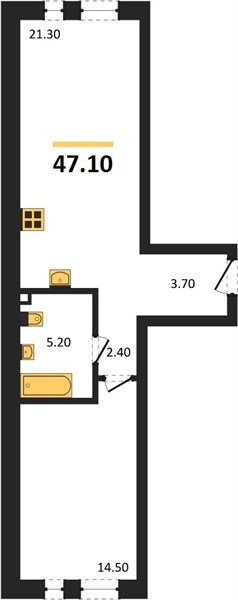 Фото №1: 1-комнатная квартира 47 м² - Краснодар, Прикубанский внутригородской округ, мкр. ЖК Эрмитаж, ул. им. Мурата Ахеджака, 20