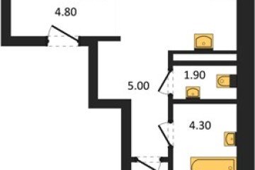 Фото №1: 2-комнатная квартира 60 м² - Краснодар, мкр. ЖК Эрмитаж, ул. им. Мурата Ахеджака, 20