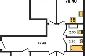 Фото №1: 3-комнатная квартира 78 м² - Краснодар, мкр. Прикубанский внутригородской округ, ул. Ивана Беличенко, 103к1
