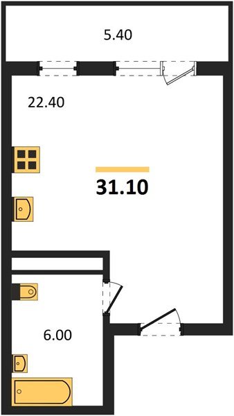 Фото №1: Студия 30 м² - Краснодар, жилой комплекс Все Свои, 