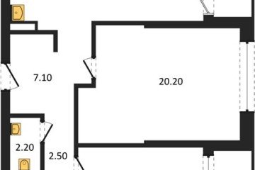 Фото №1: 2-комнатная квартира 74 м² - Краснодар, мкр. жилой комплекс Эрмитаж, 