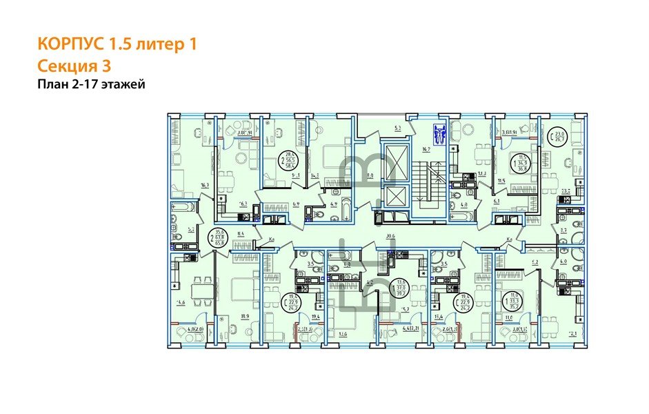 Фото №8: 1-комнатная квартира 37 м² - Краснодар, мкр. Карасунский внутригородской округ