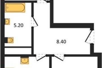 Фото №1: 2-комнатная квартира 67 м² - Краснодар, мкр. ЖК Первое Место, 