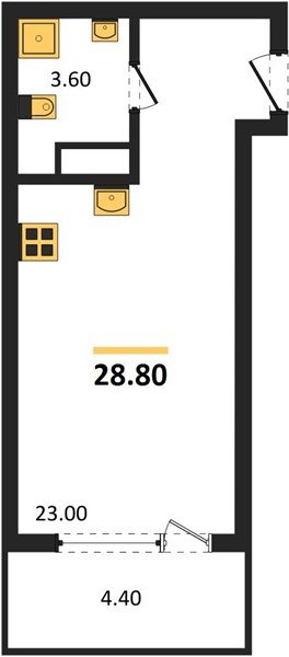 Фото №1: Студия 28 м² - Краснодар, мкр. Карасунский внутригородской округ