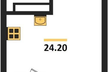 Фото №1: Студия 24 м² - Краснодар, мкр. Карасунский внутригородской округ, 
