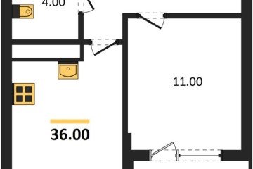 Фото №1: 1-комнатная квартира 36 м² - Краснодар, мкр. Карасунский внутригородской округ, 
