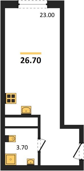 Фото №1: Студия 26 м² - Краснодар, мкр. Карасунский внутригородской округ