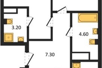 Фото №1: 2-комнатная квартира 71 м² - Краснодар, мкр. Карасунский внутригородской округ, 
