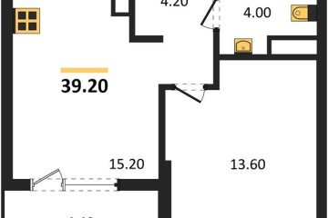 Фото №1: 1-комнатная квартира 39 м² - Краснодар, мкр. Карасунский внутригородской округ, 