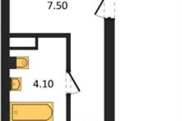 Фото №1: 1-комнатная квартира 47 м² - Краснодар, мкр. Карасунский внутригородской округ, 