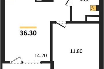 Фото №1: 1-комнатная квартира 36 м² - Краснодар, мкр. Карасунский внутригородской округ, 
