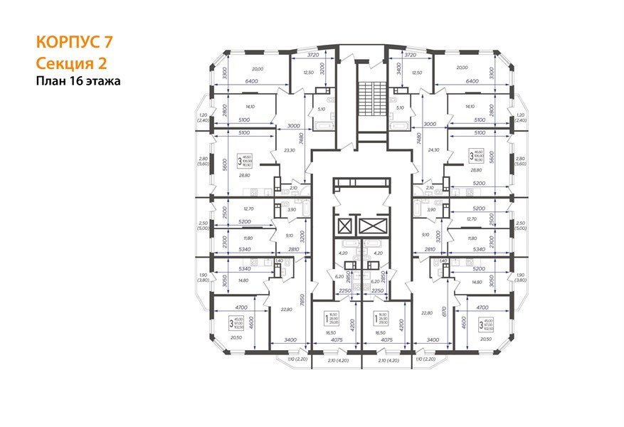 Фото №8: 3-комнатная квартира 112 м² - Краснодар, жилой комплекс Зеленодар, 