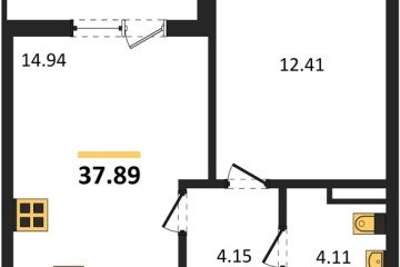 Фото №1: 1-комнатная квартира 37 м² - Краснодар, мкр. Прикубанский внутригородской округ, 
