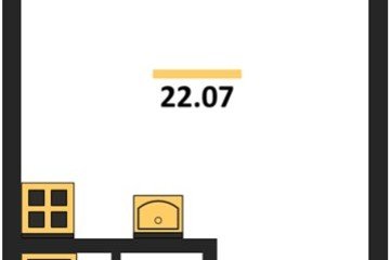 Фото №1: Студия 21 м² - Краснодар, мкр. Прикубанский внутригородской округ, 
