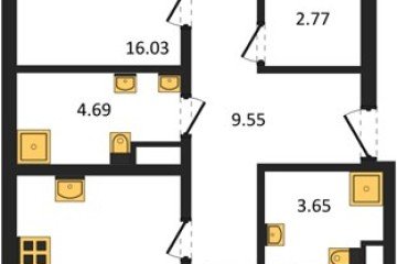 Фото №1: 3-комнатная квартира 76 м² - Краснодар, мкр. Прикубанский внутригородской округ, 