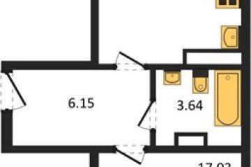 Фото №1: 1-комнатная квартира 45 м² - Крымск, мкр. Надежда, ул. Надежды, 11