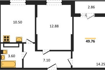 Фото №1: 2-комнатная квартира 49 м² - Краснодар, мкр. Карасунский внутригородской округ, 