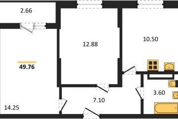 Фото №1: 2-комнатная квартира 49 м² - Краснодар, мкр. Карасунский внутригородской округ, 