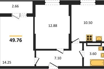 Фото №1: 2-комнатная квартира 49 м² - Краснодар, мкр. Карасунский внутригородской округ, 