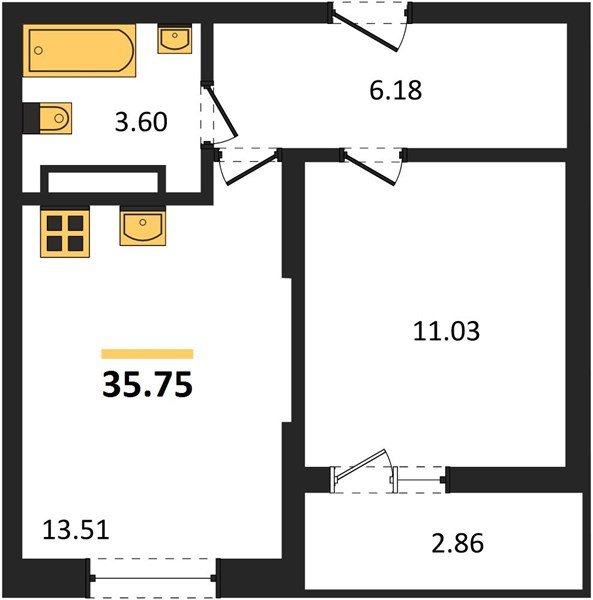 Фото №1: 1-комнатная квартира 35 м² - Краснодар, Карасунский внутригородской округ, 
