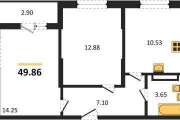 Фото №1: 2-комнатная квартира 49 м² - Краснодар, мкр. Карасунский внутригородской округ, 
