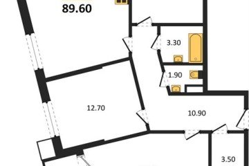 Фото №1: 3-комнатная квартира 89 м² - Краснодар, мкр. Парк Победы, 