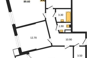 Фото №1: 3-комнатная квартира 89 м² - Краснодар, мкр. Парк Победы, 