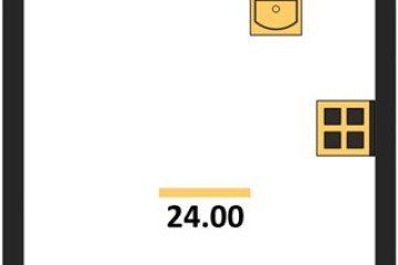 Фото №1: Студия 24 м² - Краснодар, мкр. Парк Победы, 