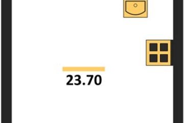 Фото №1: Студия 23 м² - Краснодар, мкр. Парк Победы, 