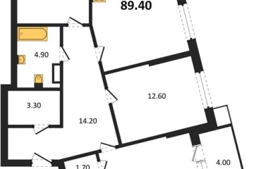 Фото №1: 3-комнатная квартира 89 м² - Краснодар, мкр. Парк Победы, 