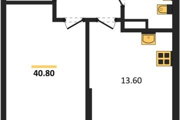 Фото №1: 1-комнатная квартира 40 м² - Краснодар, мкр. Парк Победы, 