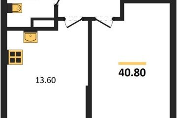 Фото №1: 1-комнатная квартира 40 м² - Краснодар, мкр. Парк Победы, 