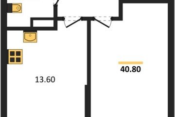 Фото №1: 1-комнатная квартира 40 м² - Краснодар, мкр. Парк Победы, 