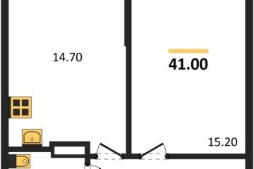 Фото №1: 1-комнатная квартира 41 м² - Краснодар, мкр. Прикубанский внутригородской округ, 