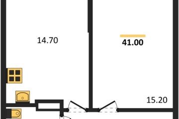 Фото №1: 1-комнатная квартира 41 м² - Краснодар, мкр. Прикубанский внутригородской округ, 