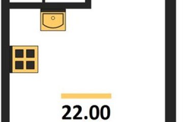Фото №1: Студия 22 м² - Краснодар, мкр. Прикубанский внутригородской округ, 