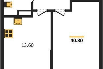 Фото №1: 1-комнатная квартира 40 м² - Краснодар, мкр. Парк Победы, 