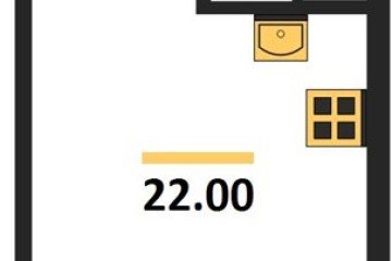 Фото №1: Студия 22 м² - Краснодар, мкр. Парк Победы, 