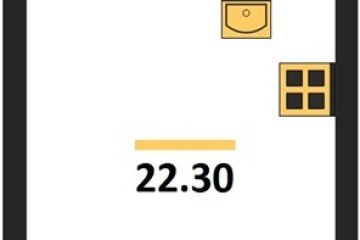 Фото №1: Студия 22 м² - Краснодар, мкр. Парк Победы, 