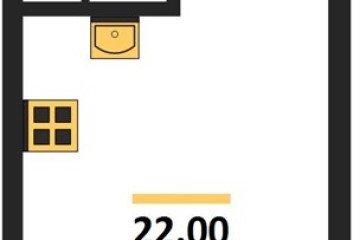 Фото №1: Студия 22 м² - Краснодар, мкр. Парк Победы, 