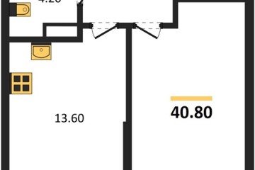 Фото №1: 1-комнатная квартира 40 м² - Краснодар, мкр. Парк Победы, 