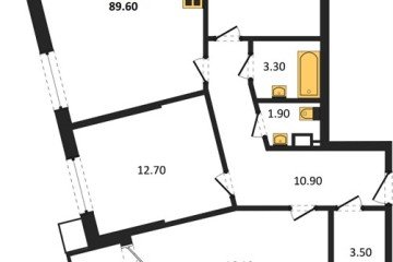 Фото №1: 3-комнатная квартира 89 м² - Краснодар, мкр. Парк Победы, 