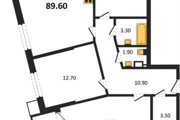Фото №1: 3-комнатная квартира 89 м² - Краснодар, мкр. Парк Победы, 