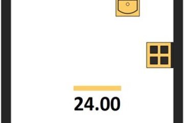 Фото №1: Студия 24 м² - Краснодар, мкр. Парк Победы, 